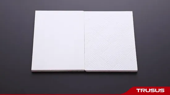 Panneaux de plafond en PVC à haute brillance en PVC de conception moderne de 7 mm fabriqués en Chine