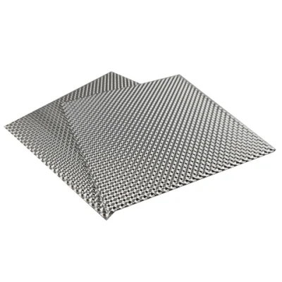 Feuille d'aluminium gaufrée en stuc sphérique hémisphérique pour isolation thermique / bouclier thermique