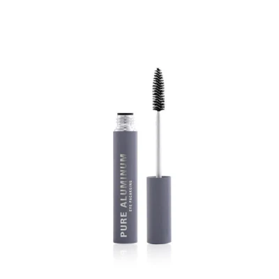 Tube de base d'apprêt pour mascara blanc en aluminium pur durable et respectueux de l'environnement de 12 ml