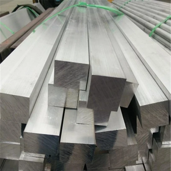 Forme carrée ASTM de 1050 1100 5005 5083 5052 6061 6063 Tube de tuyau en aluminium en alliage solide avec matériau pur