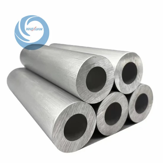 Chine Haoxuan Tubes profilés en alliage d'aluminium de taille personnalisée 1145 Tube rond en alliage d'aluminium 1100 1050 Tube en aluminium pur en alliage