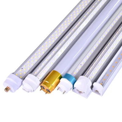 Le magasin en aluminium en forme de V d'éclairage d'intérieur d'OEM&ODM lumineux superbe allume le tube T8 LED intégré par 4FT 8FT